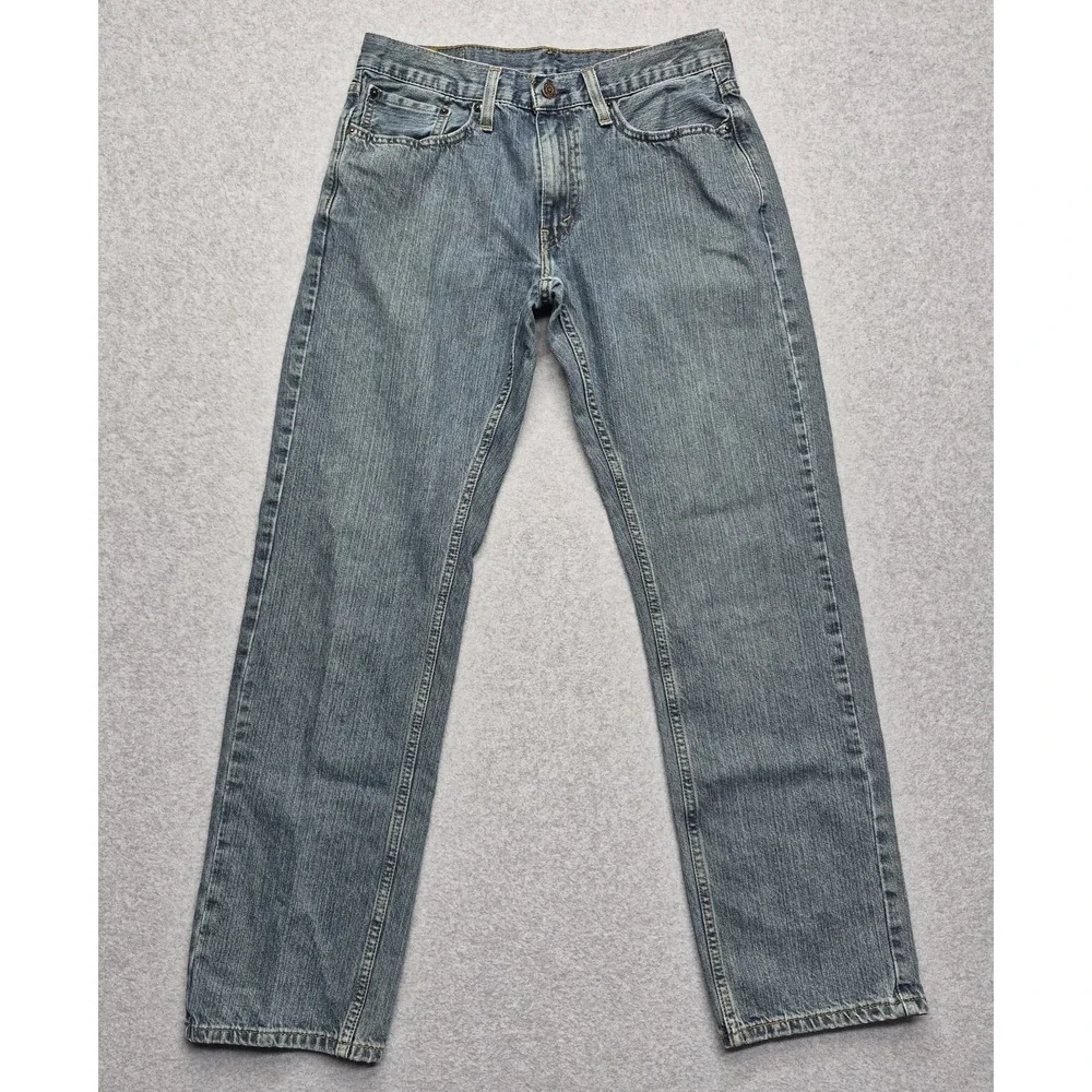 Levi's 505 Jeans Mens 32x34 Medium Wash Blue Denim Regular Fit Straight Leg